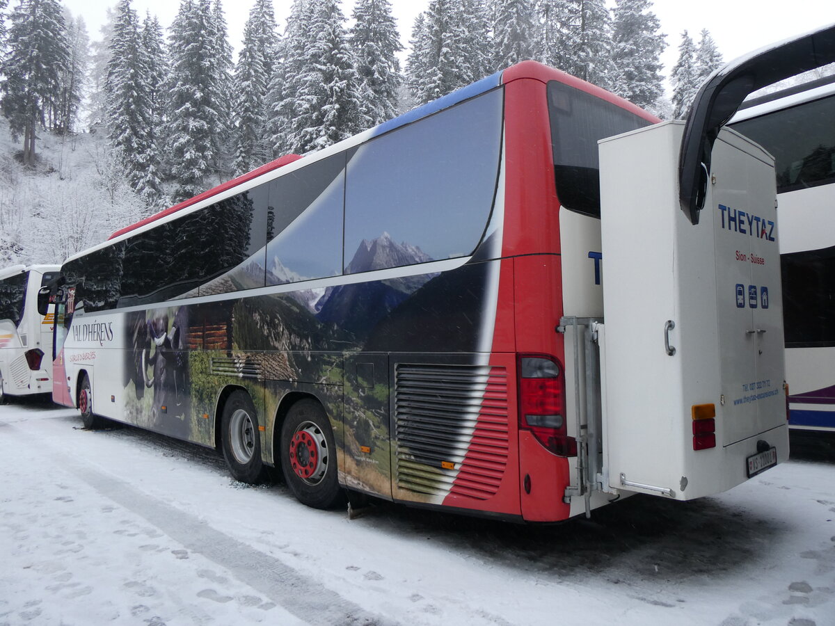 (258'356) - Theytaz, Sion - VS 11'001 - Setra am 6. Januar 2024 in Adelboden, ASB