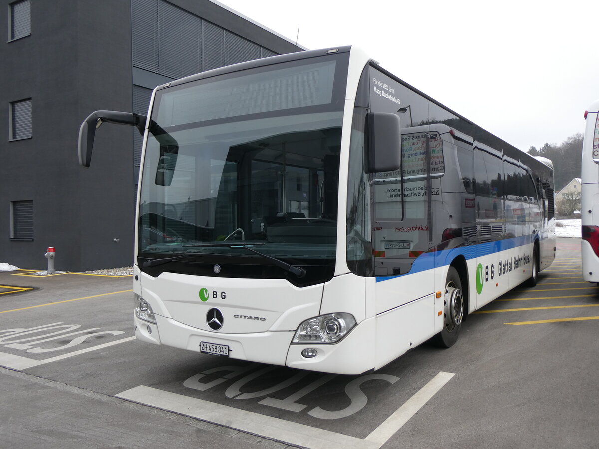 (258'717) - Maag, Kloten - Nr. 41/ZH 458'841 - Mercedes am 13. Januar 2024 in Winterthur, Daimler Buses