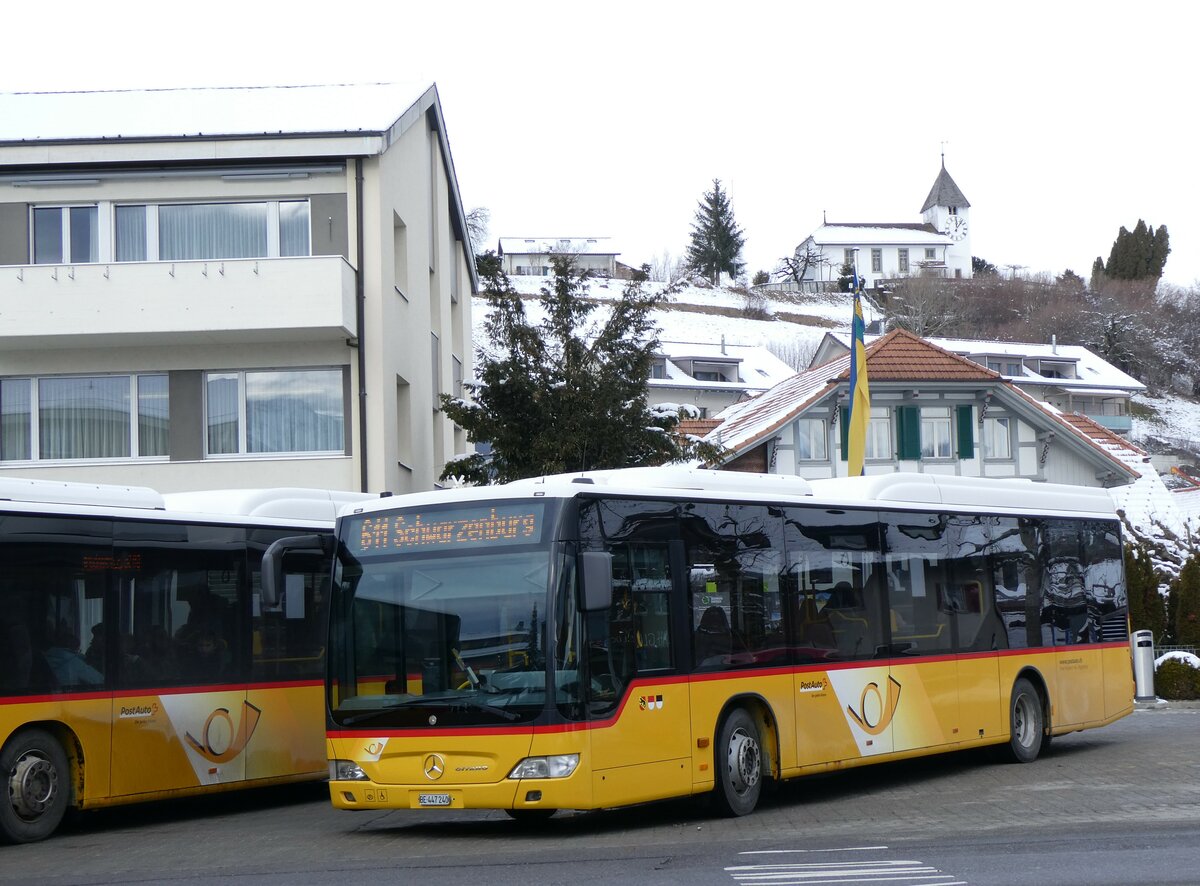 (258'825) - Engeloch, Riggisberg - Nr. 9/BE 447'240/PID 5578 - Mercedes am 22. Januar 2024 in Riggisberg, Post