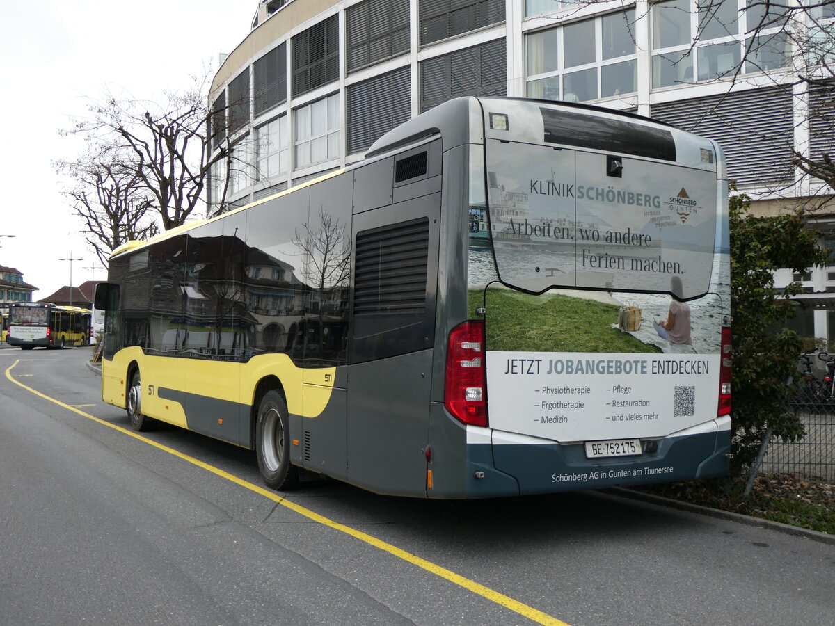 (259'679) - STI Thun - Nr. 175/BE 752'175 - Mercedes am 26. Februar 2024 bei der Schifflndte Thun