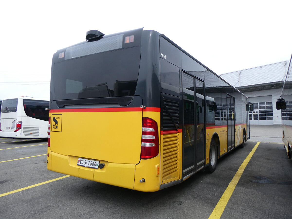 (260'439) - CarPostal Ouest - VD 547'860/PID 5668 - Mercedes (ex ARCC Aubonne) am 17. Mrz 2024 in Kerzers, Interbus