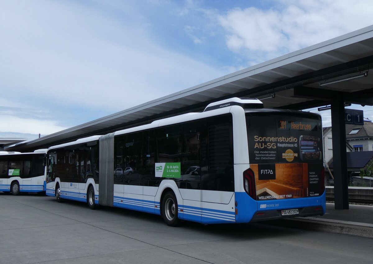 (261'863) - RTB Altsttten - Nr. 7/SG 482'202 - MAN am 2. Mai 2024 beim Bahnhof Altsttten