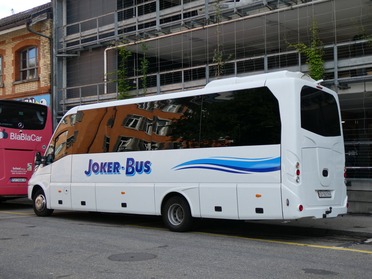 (262'903) - Joker-Bus, Zrich - ZH 760'376 - Iveco am 25. Mai 2024 in Zrich, Sihlquai