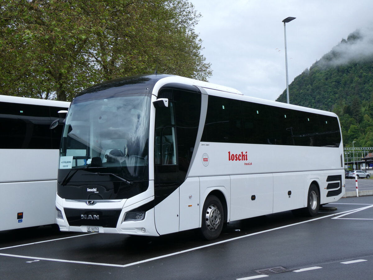 (263'273) - Loschi, Crissier - VD 98'179 - MAN am 1. Juni 2024 beim Bahnhof Interlaken Ost