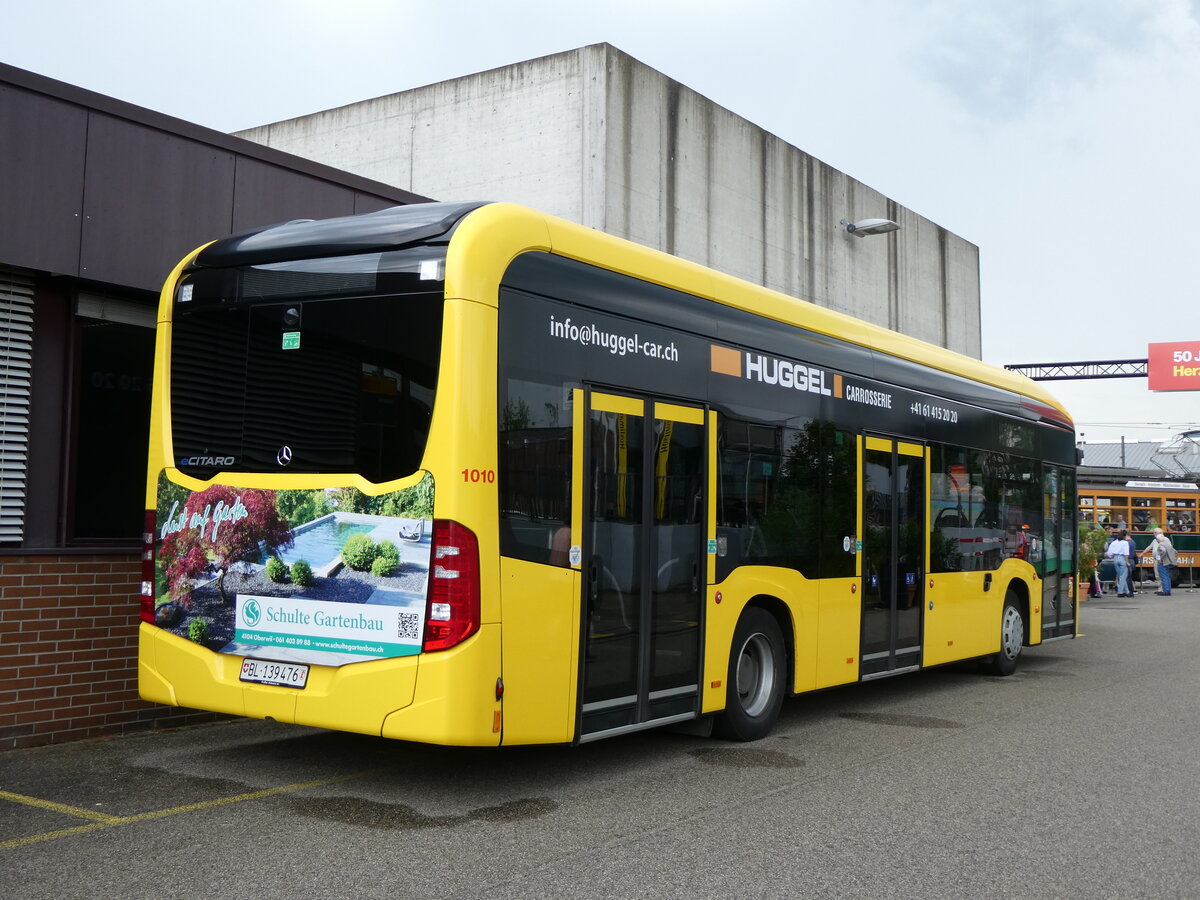 (263'453) - BLT Oberwil - Nr. 1010/BL 139'476 - eMercedes am 8. Juni 2024 in Oberwil, Depot Hslimatt