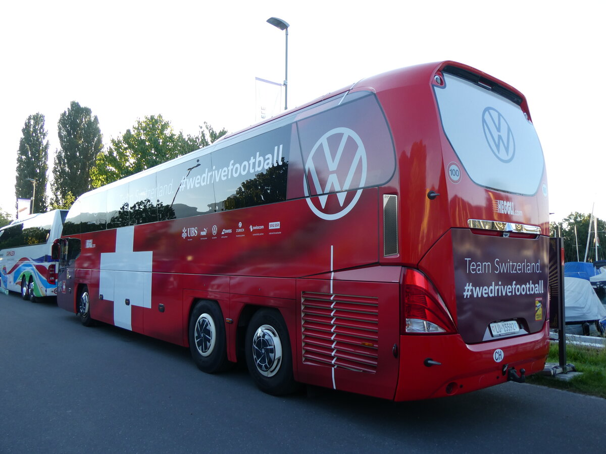 (265'536) - Heggli, Kriens - LU 15'592 - Neoplan am 9. August 2024 in Thun, Strandbad