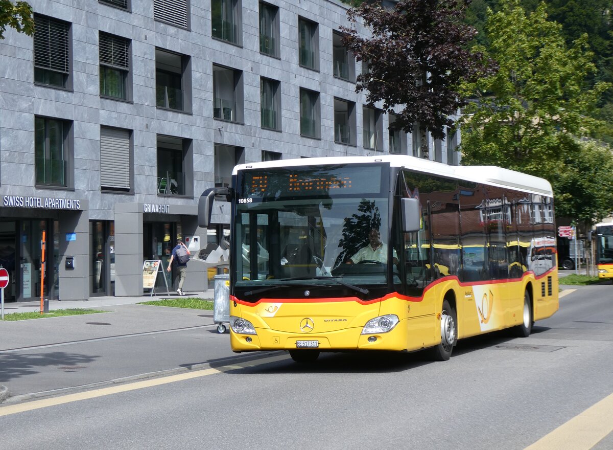 (265'944) - Flck, Brienz - Nr. 4/BE 517'311/PID 10'858 - Mercedes am 19. August 2024 beim Bahnhof Interlaken Ost