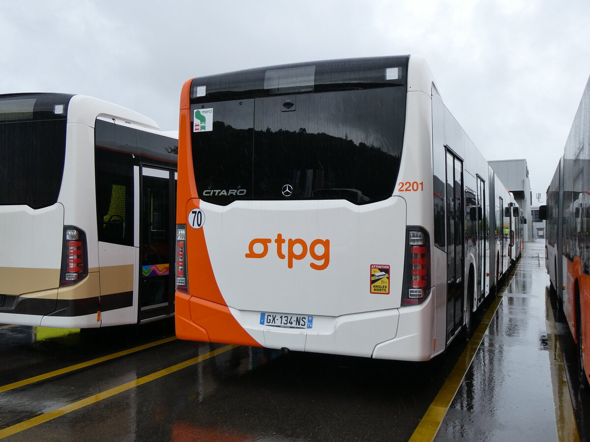 (267'577) - Aus Frankreich: Gem'Bus, St-Julien-en-Genevois - Nr. 2201/GX 134 NS - Mercedes am 28. September 2024 in Winterthur, Daimler Buses