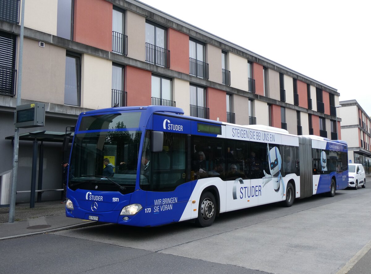 (268'258) - STI Thun - Nr. 173/BE 752'173 - Mercedes am 19. Oktober 2024 in Thun, Zentrum Oberland