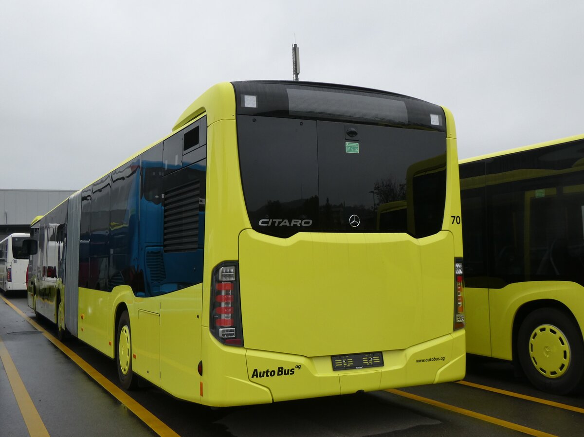 (268'291) - AAGL Liestal - Nr. 70 - Mercedes am 20. Oktober 2024 in Winterthur, Daimler Buses