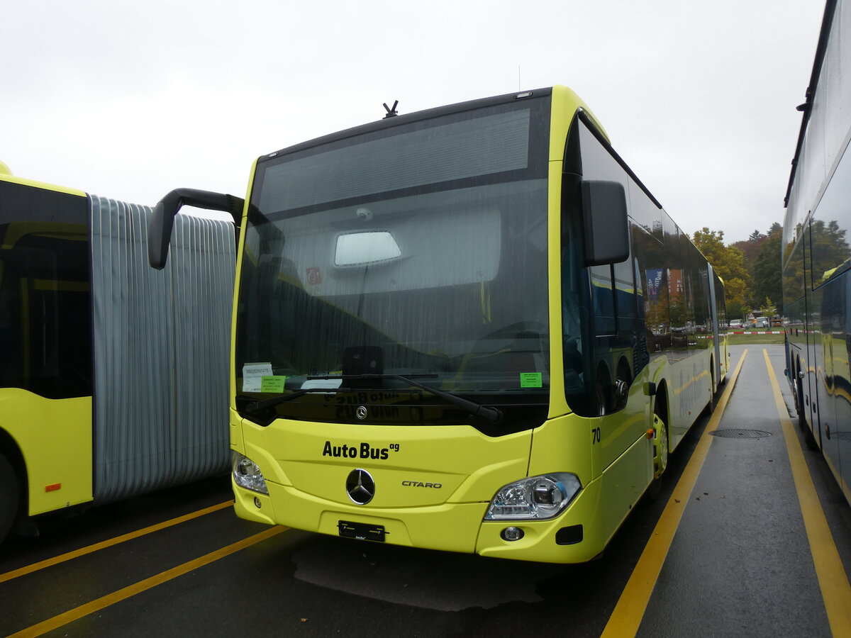 (268'293) - AAGL Liestal - Nr. 70 - Mercedes am 20. Oktober 2024 in Winterthur, Daimler Buses