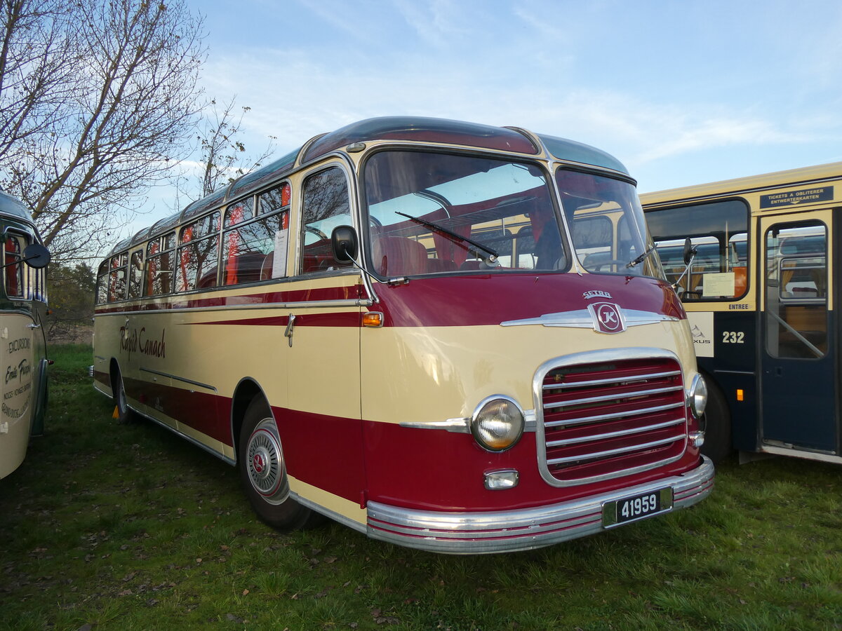 (268'466) - Aus Luxemburg: Weber, Canach - 41'959 - Setra am 25. Oktober 2024 in Kintzheim, Cigoland