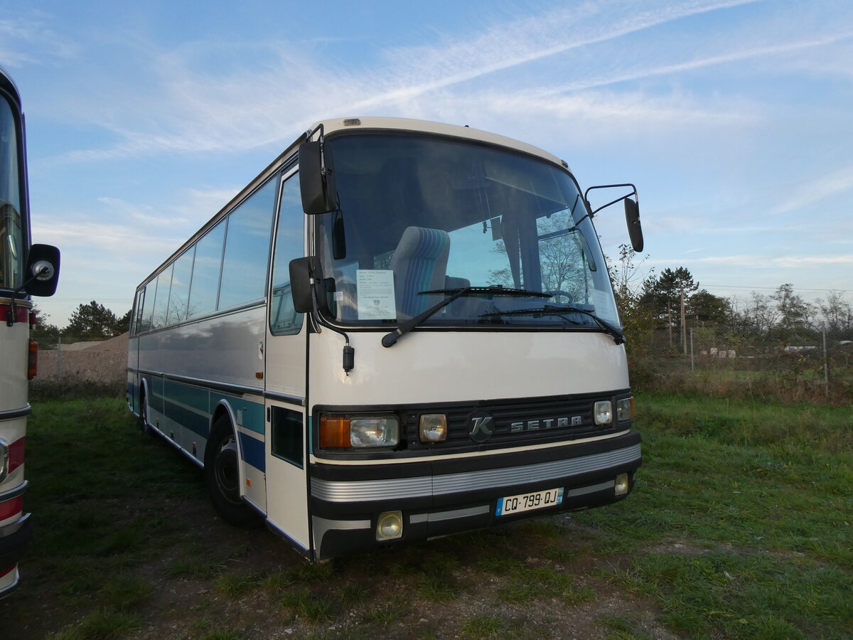 (268'500) - Europ. Classic Motors, Haguenau - Nr. 38/CQ 799 QJ - Setra am 25. Oktober 2024 in Kintzheim, Cigoland