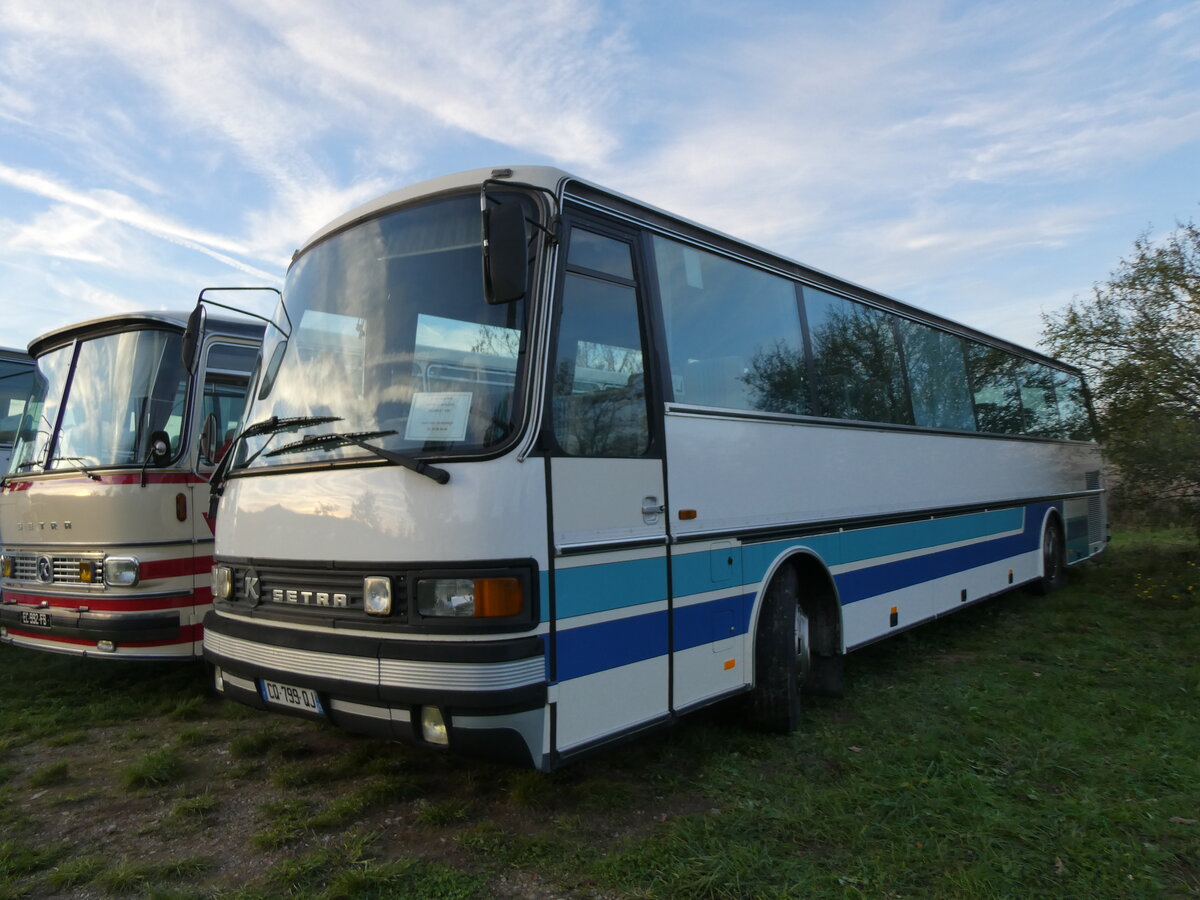 (268'501) - Europ. Classic Motors, Haguenau - Nr. 38/CQ 799 QJ - Setra am 25. Oktober 2024 in Kintzheim, Cigoland