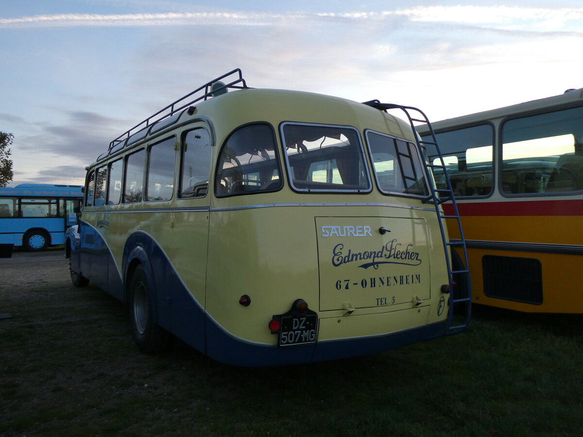 (268'513) - Flecher, Ohnenheim - DZ 507 MG - Saurer/Di Rosa am 25. Oktober 2024 in Kintzheim, Cigoland