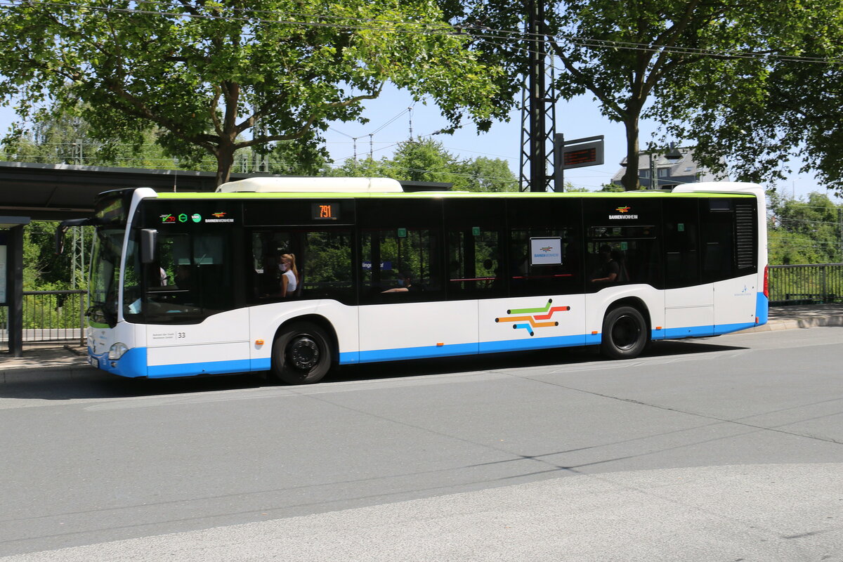 BSM Monheim - Nr. 33/ME-BM 1833 - Mercedes am 17. Juni 2022 in Solingen (Aufnahme: Martin Beyer)