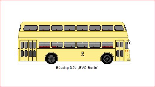 BVG Berlin - Bssing D2U
