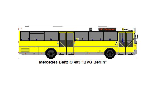 BVG Berlin - Mercedes Benz O 405