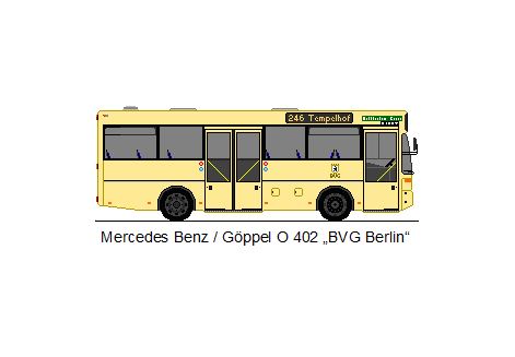 BVG Berlin - Mercedes Benz/Gppel O 402