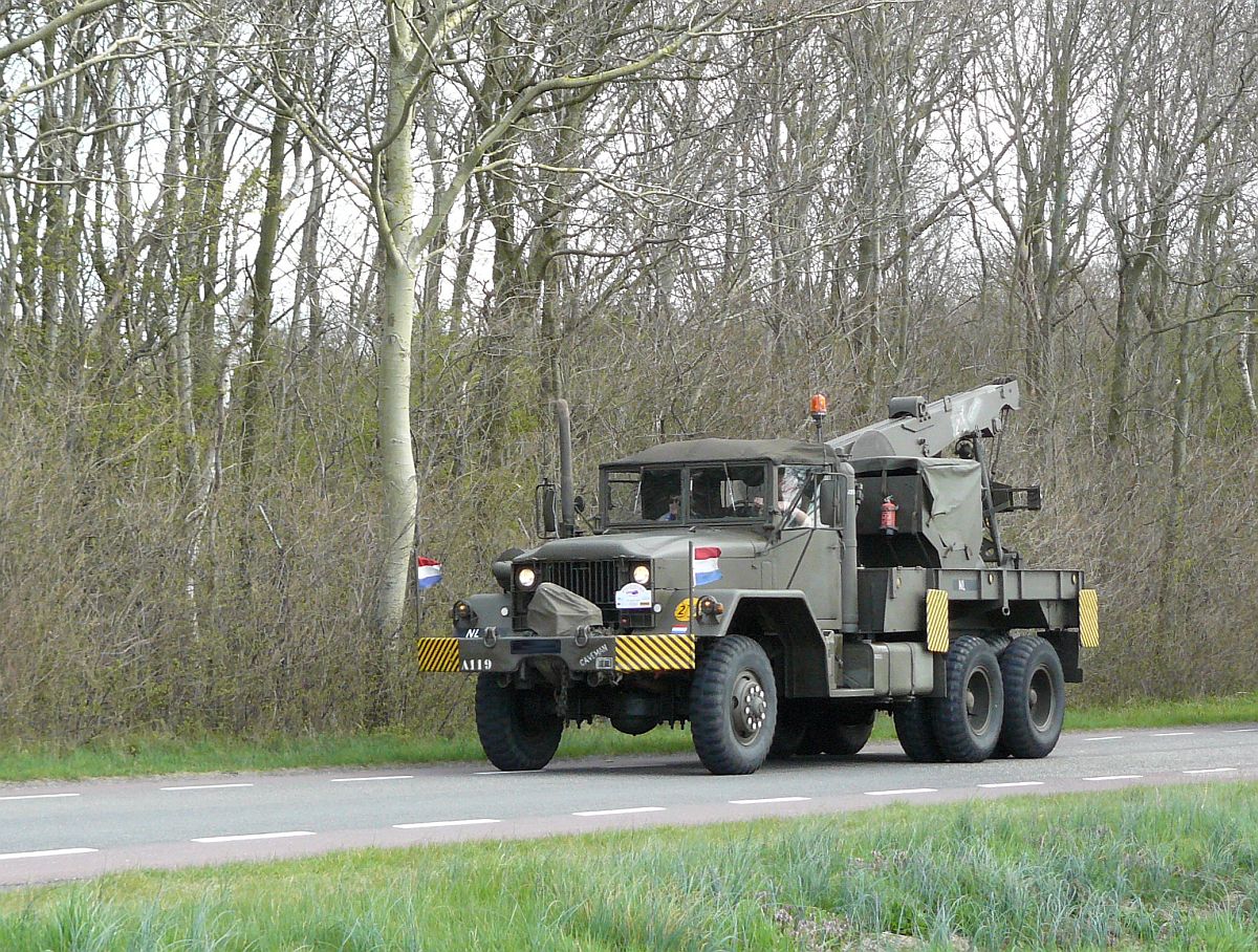 International M62 Wrecker Baujahr 1953. Noordwijk, Niederlande 19-04-2015.