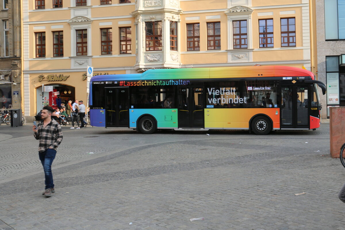 LVB Leipzig - Nr. 12'328/L-DE 1328 - VDL Citea SLF 120 elec am 20. Mai 2023 in Leipzig (Aufnahme: Martin Beyer)