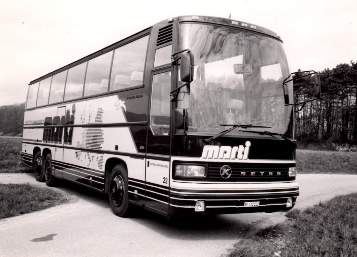 (MD244) - Aus dem Archiv: Marti, Kallnach - Nr. 22/BE 102'222 - Setra um 1985