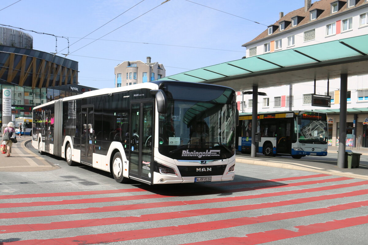 Rheingold, Wuppertal - W-RR 8110 - MAN am 17. Juni 2022 in Solingen (Aufnahme: Martin Beyer)