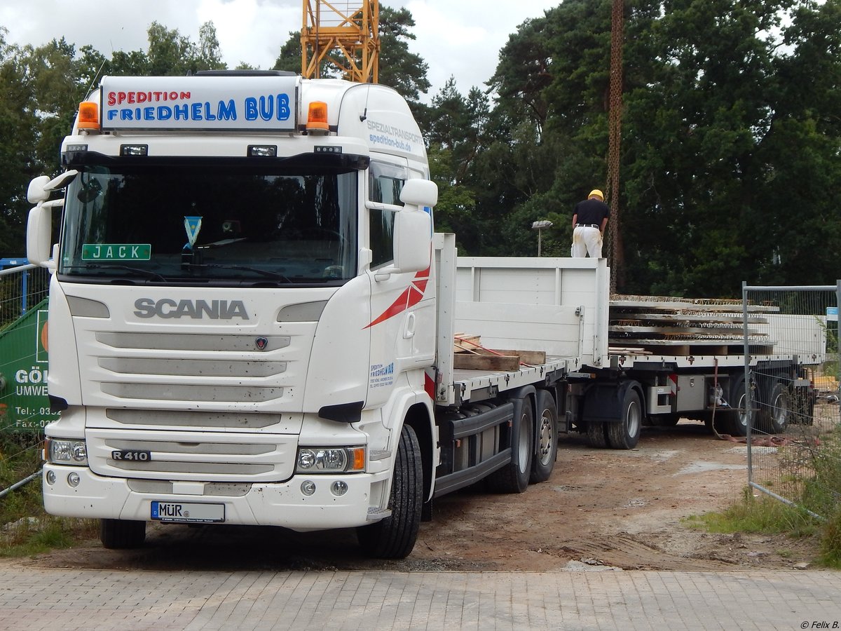 Scania R410 Hängerzug in Binz.