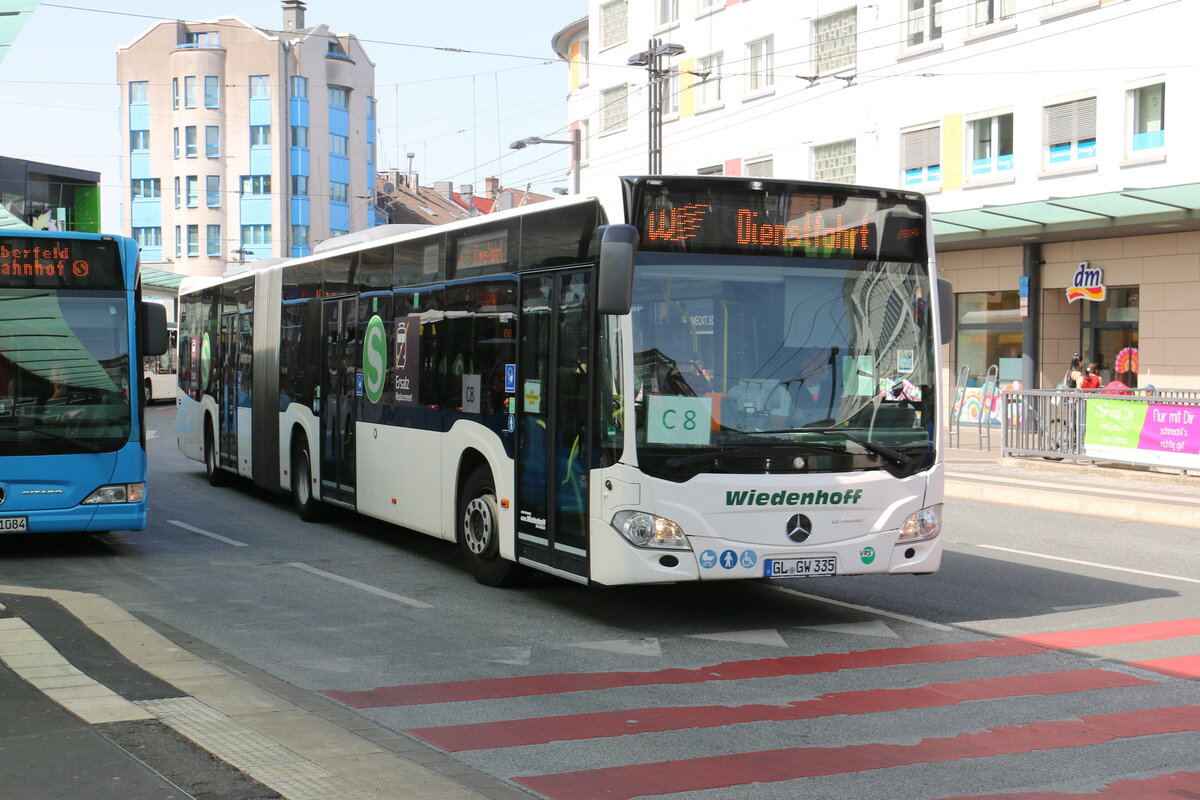 Wiedenhoff, Solingen - Nr. 335/GL-GW 335 - Mercedes am 17. Juni 2022 in Solingen (Aufnahme: Martin Beyer)