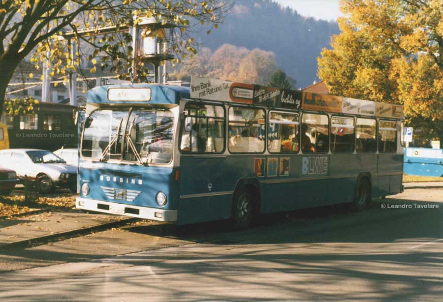 (Y86-AA01) - Aus dem Archiv: BLWE Wattwil - Nr. 1/SG 406 - Bssing im August 1986 