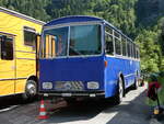 (253'965) - Ruch, Schaffhausen - SH 60'178 U - Saurer/Tscher (ex AAGU Altdorf Nr. 1; ex Sigrist, Flelen) am 19. August 2023 in Hoch-Ybrig, Talstation Weglosen