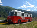 (195'306) - Bahnhofbuffet, Oberwald - FBW/Hess (ex Schirmbildwagen, Solothurn) am 29.