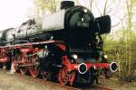 01 1100 beim Bahnhofsfest in Bestwig 1997.