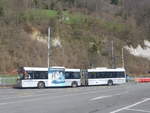 (224'796) - AAGR Rothenburg - Nr. 7/LU 212'796 - Solaris am 5. April 2021 beim Bahnhof Alpnachstad