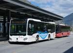 (264'020) - LBB Susten - Nr. 23/VS 38'023 - Mercedes am 24. Juni 2024 beim Bahnhof Leuk