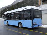 (259'260) - Mattli, Wassen - UR 9221/PID 11'795 - eSolaris (ex PostAuto Bern BE 90'275; ex PostAuto Bern BE 610'546) am 10. Februar 2024 in Andermatt, Bahnhofplatz