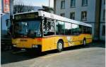 (045'435) - PTT-Regie - P 25'198 - Mercedes (ex Anthamatten, Saas-Almagell) am 31.