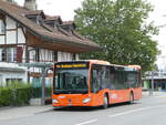 (253'535) - RBS Worblaufen - Nr. 22/BE 548'722 - Mercedes am 9. August 2023 beim Bahnhof Gmligen