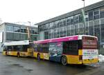 (257'427) - PostAuto Bern - BE 499'063/PID 10'299 - Lanz+Marti/Hess Personenanhnger (ex VBL Luzern Nr. 310) am 4. Dezember 2023 beim Bahnhof Interlaken Ost