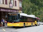 (266'604) - PostAuto Bern - BE 669'359/PID 10'147 - Hess (ex Nr. 6; ex Klopfstein, Laupen Nr. 6) am 3. September 2024 beim Bahnhof Lauterbrunnen 