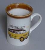 (226'828) - Aus Oesterreich: Tasse mit STERREICH-Bus 1955 am 31.