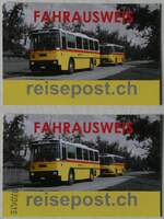 (250'419) - Reisepost-Fahrausweise am 25.