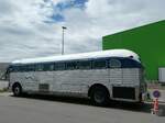 (252'224) - Greyhoundbus, Murten - GMC (ex Wooster, Zrich; ex Northland Greyhound Lines, USA-Minneapolis Nr. N796) am 1. Juli 2023 in Kerzers, Interbus