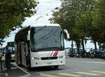 (255'226) - Swima-Tours, Lostallo - GR 186'471 - Volvo am 16. September 2023 in Neuchtel, Place Pury
