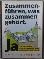 (193'910) - Plakat fr Zusammenfhren, was zusammen gehrt.