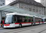 (262'774) - St. Gallerbus, St. Gallen - Nr. 119/SG 467'119 - Hess Gelenktrolleybus am 24. Mai 2024 beim Bahnhof St. Gallen
