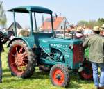 Hanomag R 22 Traktor in Autenried am 13.04.2014.